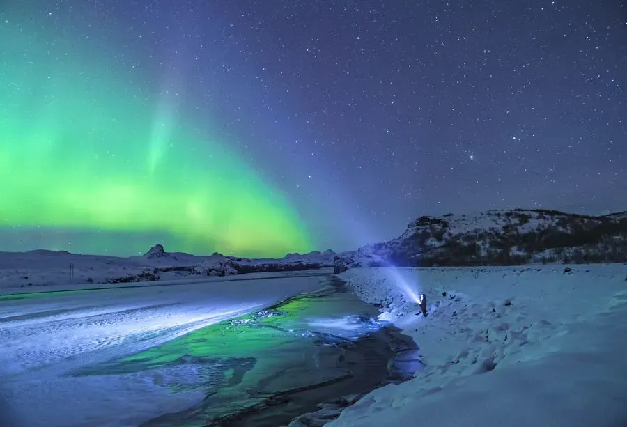 Northern Lights in Reykjavík, Reykjavík, Iceland · view 3