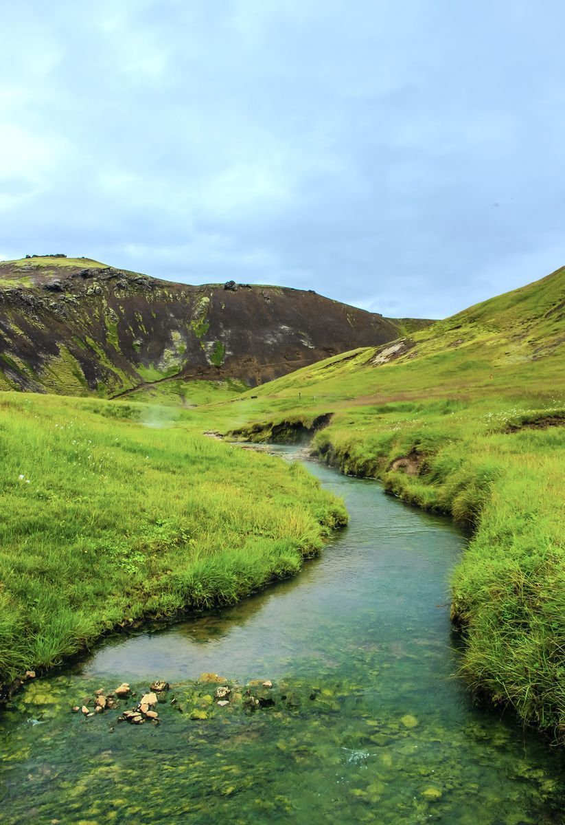 Reykjadalur Valley in undefined region of undefined