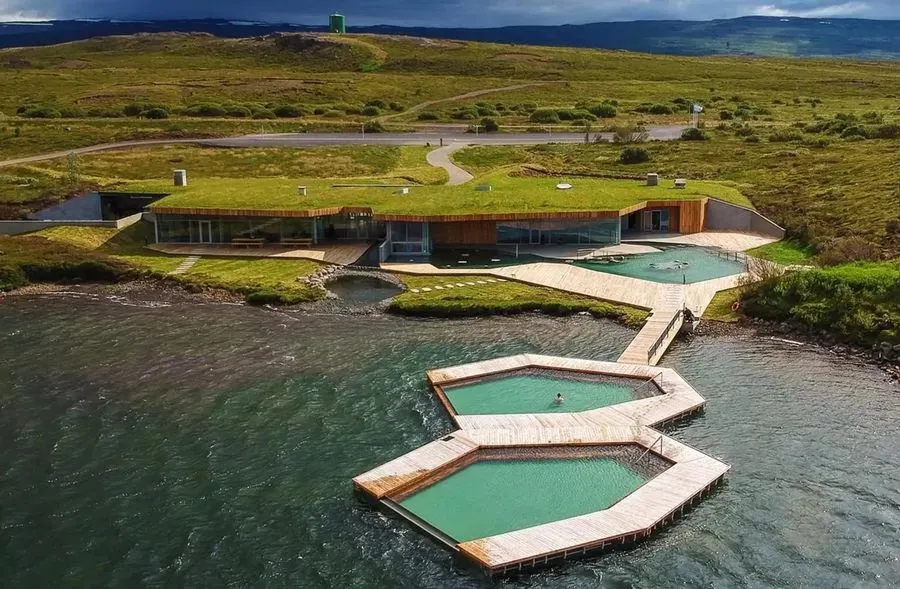 Vök Baths, East Fjords, Iceland · view 2