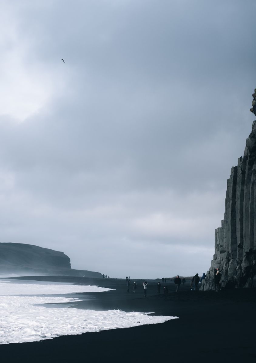 Reynisfjara Beach in undefined region of undefined