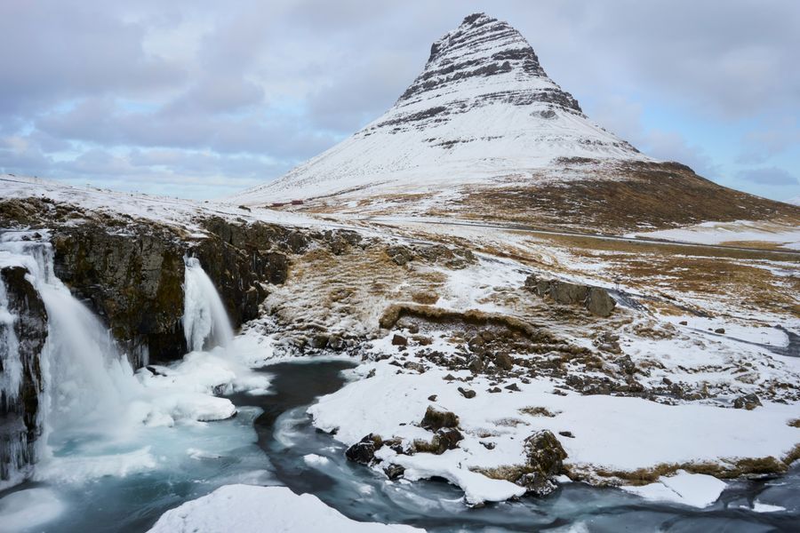 Kirkjufell Mountain in undefined region of undefined