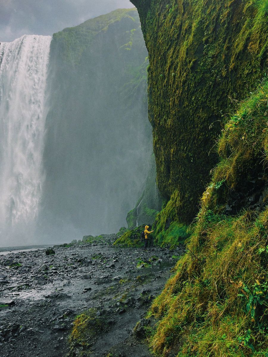 Skógafoss Waterfall in undefined region of undefined