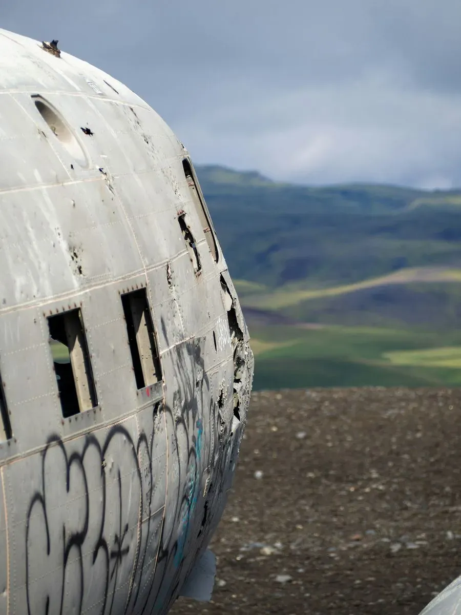 Solheimasandur Plane Wreck, South Coast, Iceland · view 2