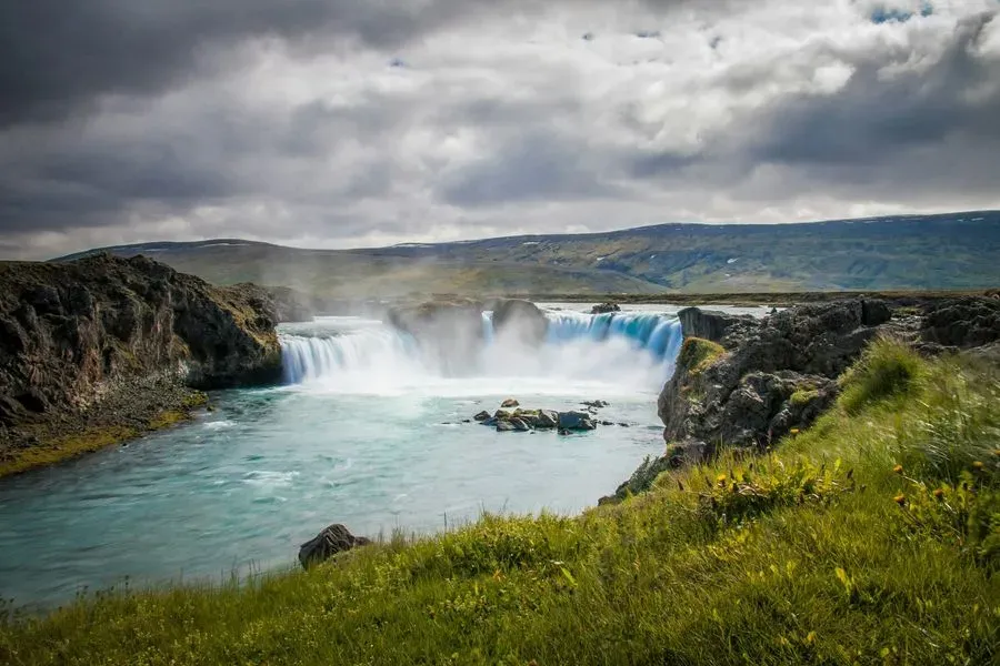 Goðafoss Waterfall, Northeast, Iceland · view 2