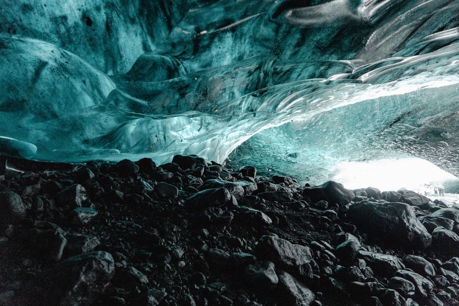 Crystal Ice Cave in undefined region of undefined