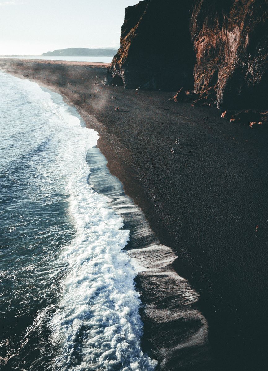 Reynisfjara Beach in undefined region of undefined