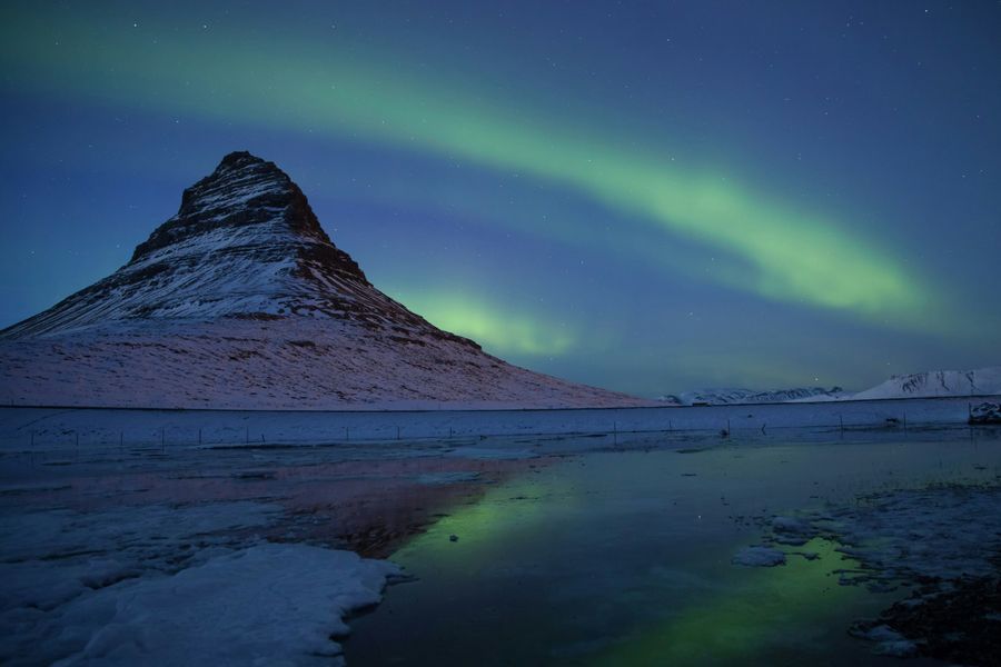 Kirkjufell Mountain in undefined region of undefined