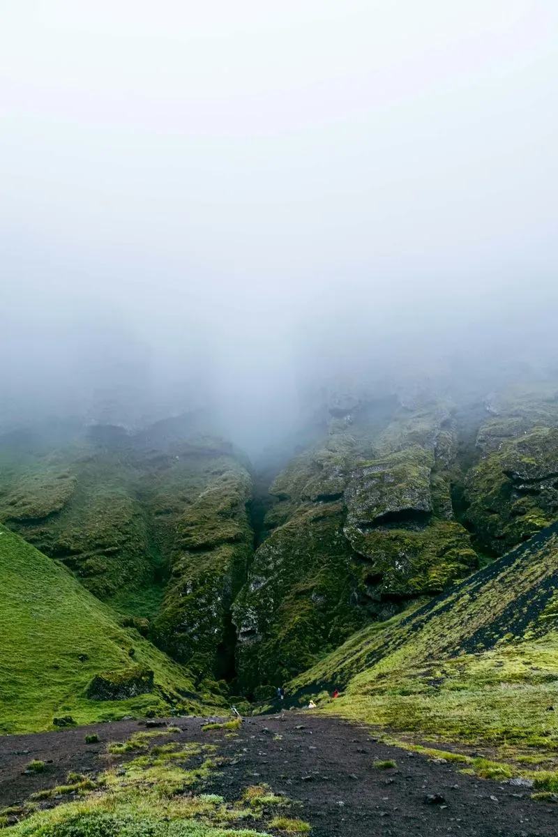 Rauðfeldsgjá Gorge in Iceland
