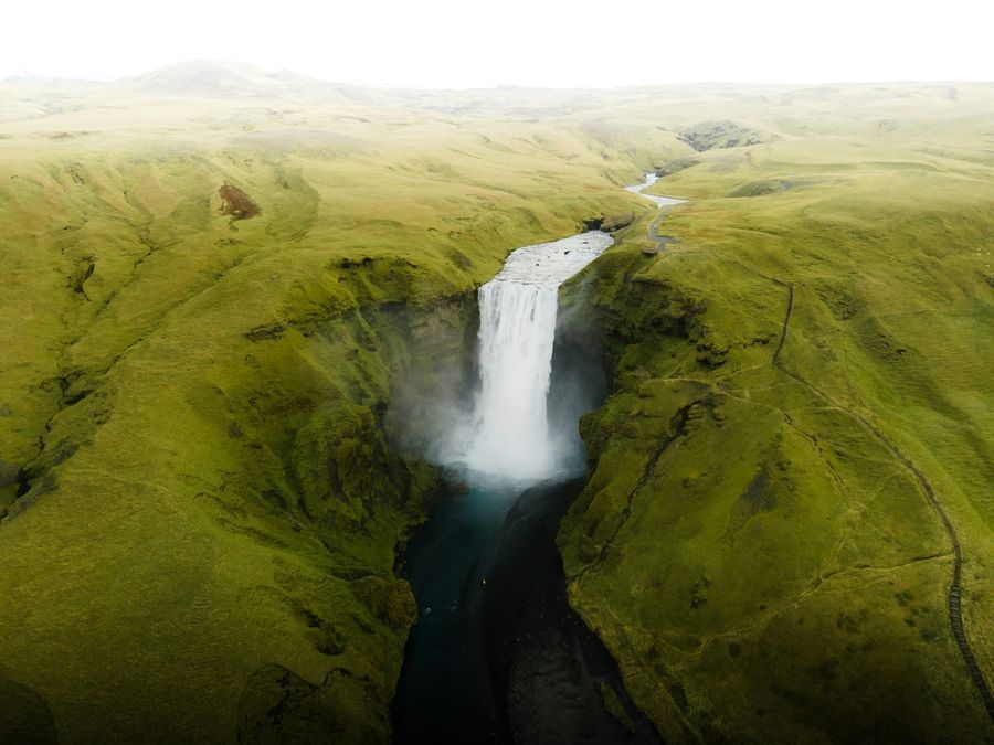 Skógafoss Waterfall in undefined region of undefined