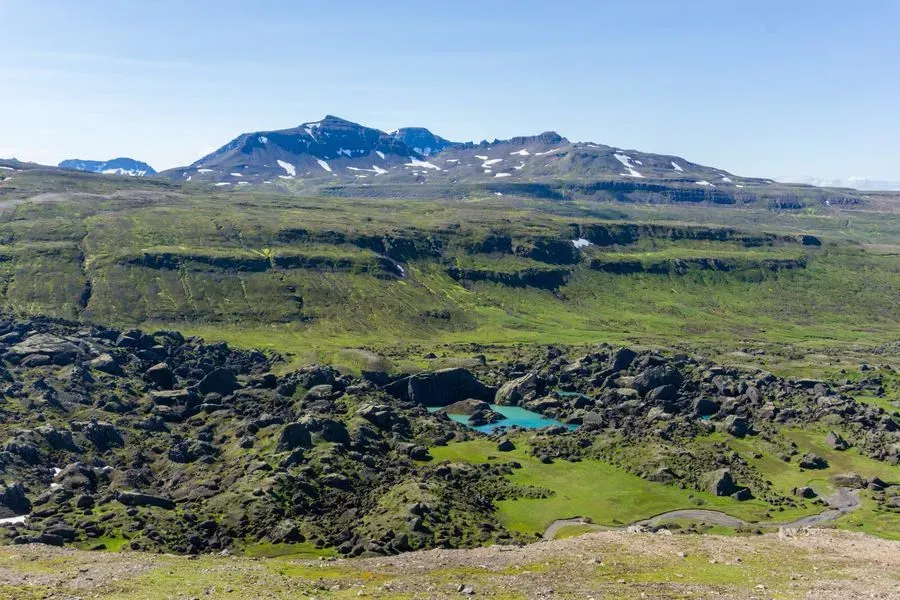 Stórurð Hike, East Fjords, Iceland · view 3