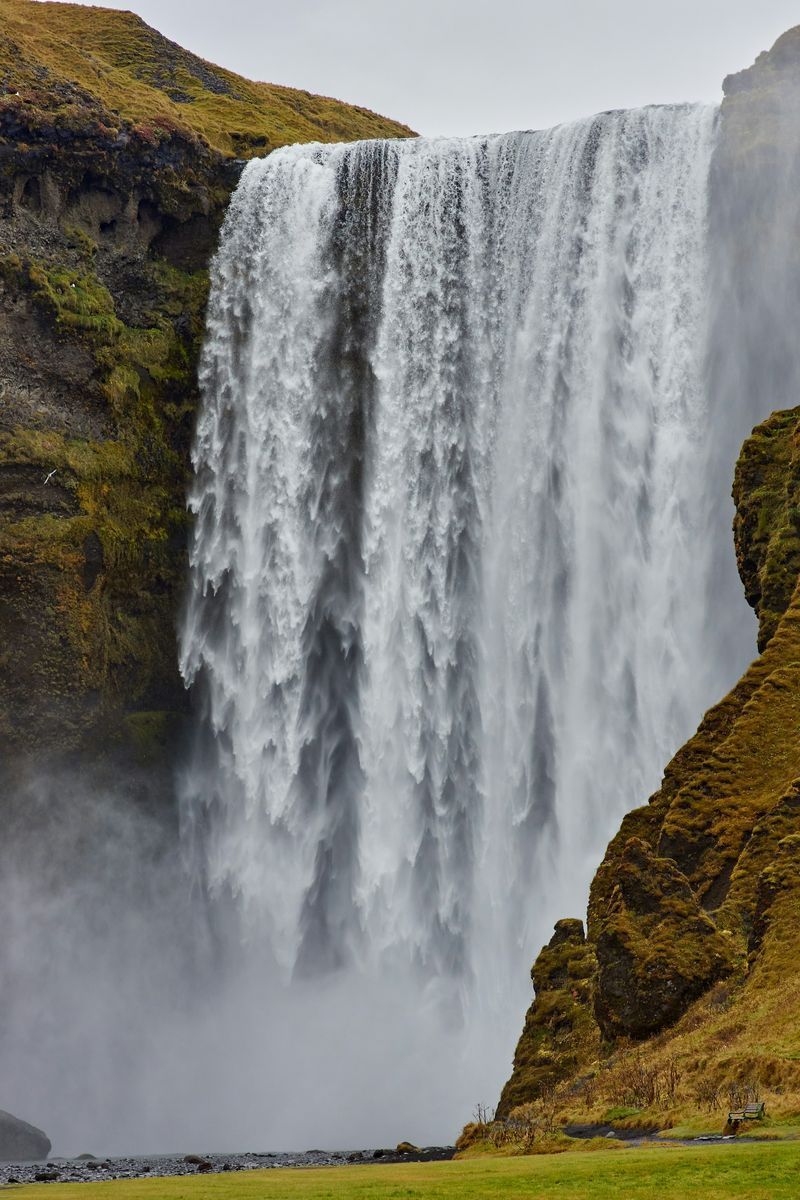 Skógafoss Waterfall in undefined region of undefined