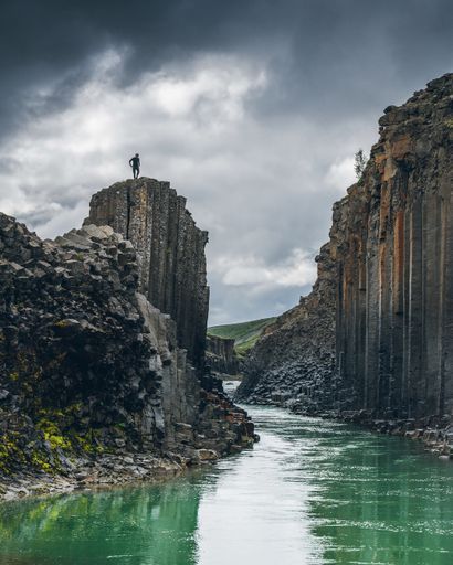 Stuðlagil Canyon activity image