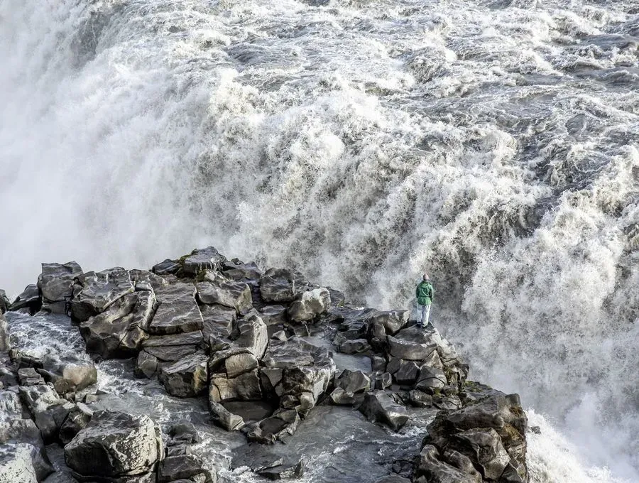 Dettifoss Waterfall, Northeast, Iceland · view 2