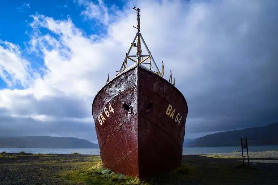 Garðar BA 64 in Iceland