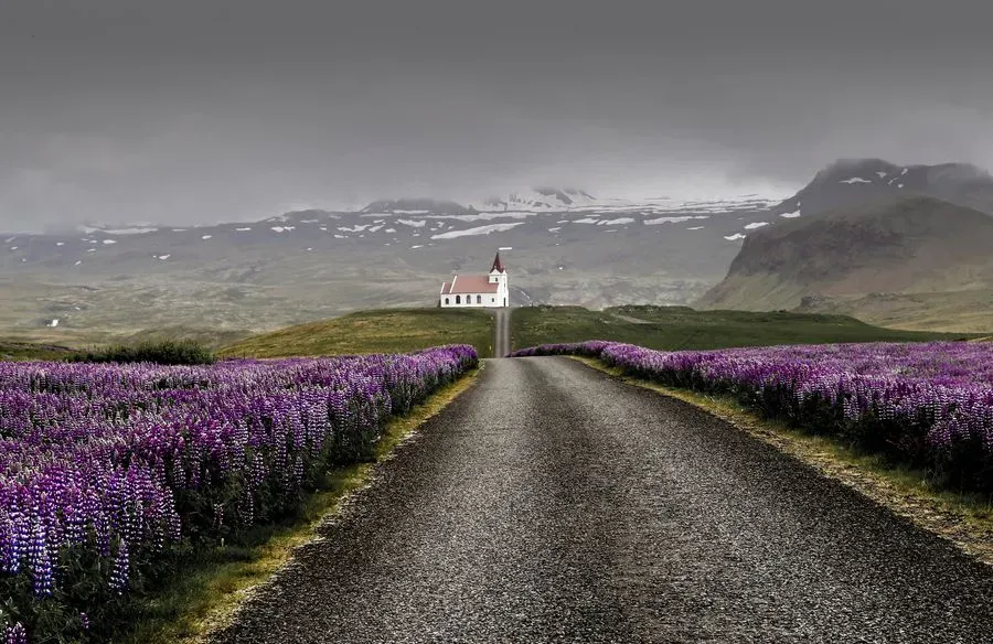 Ingjaldshólskirkja, Snæfellsnes, Iceland · view 2
