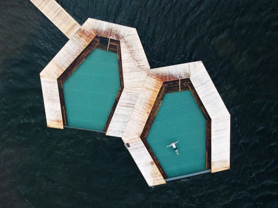 Vök Baths in Iceland
