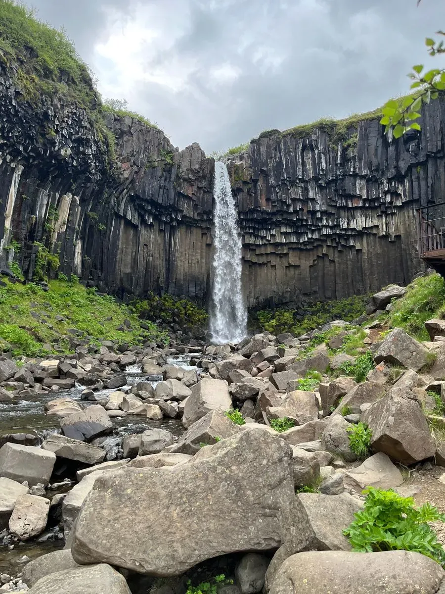 Svartifoss Waterfall in Iceland
