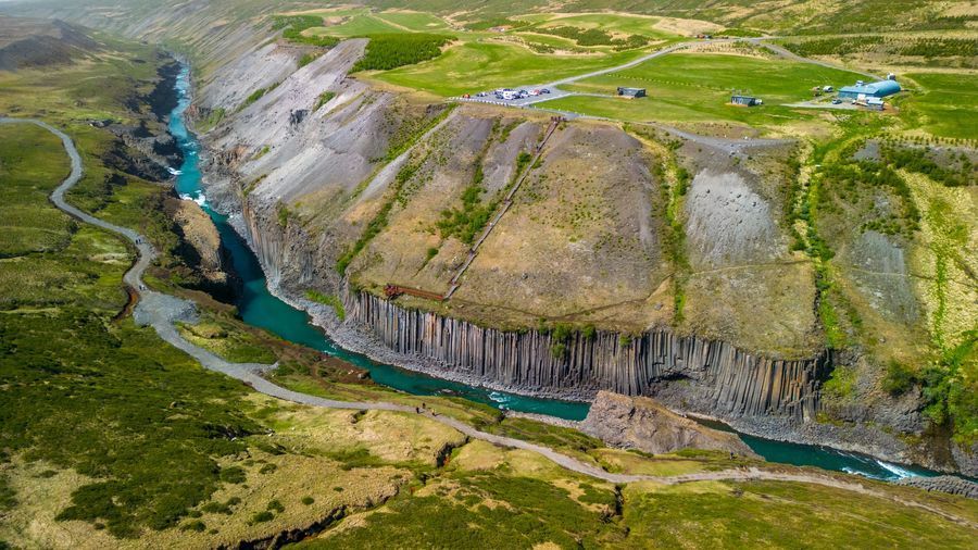 Stuðlagil Canyon in undefined region of undefined