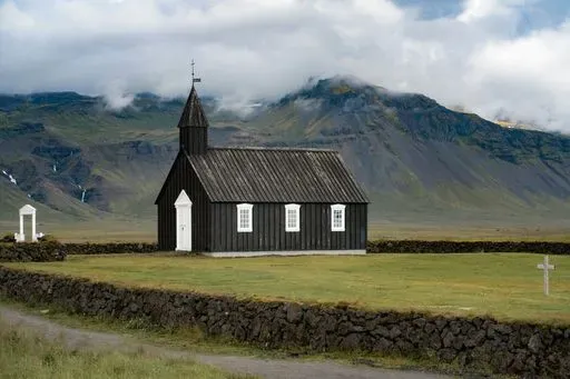 Búðakirkja in Snæfellsnes region of Iceland