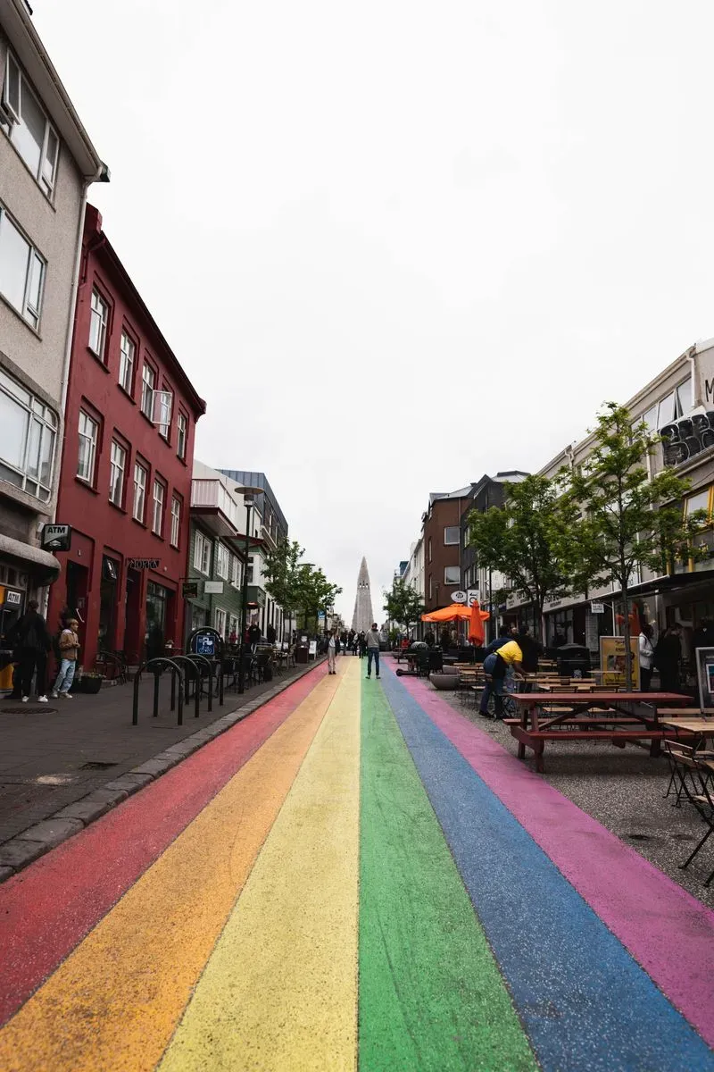 Reykjavík Downtown in Iceland
