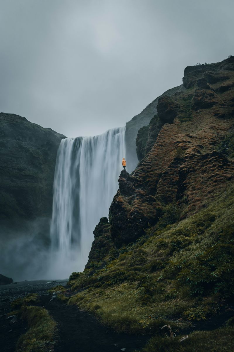 Skógafoss Waterfall in undefined region of undefined