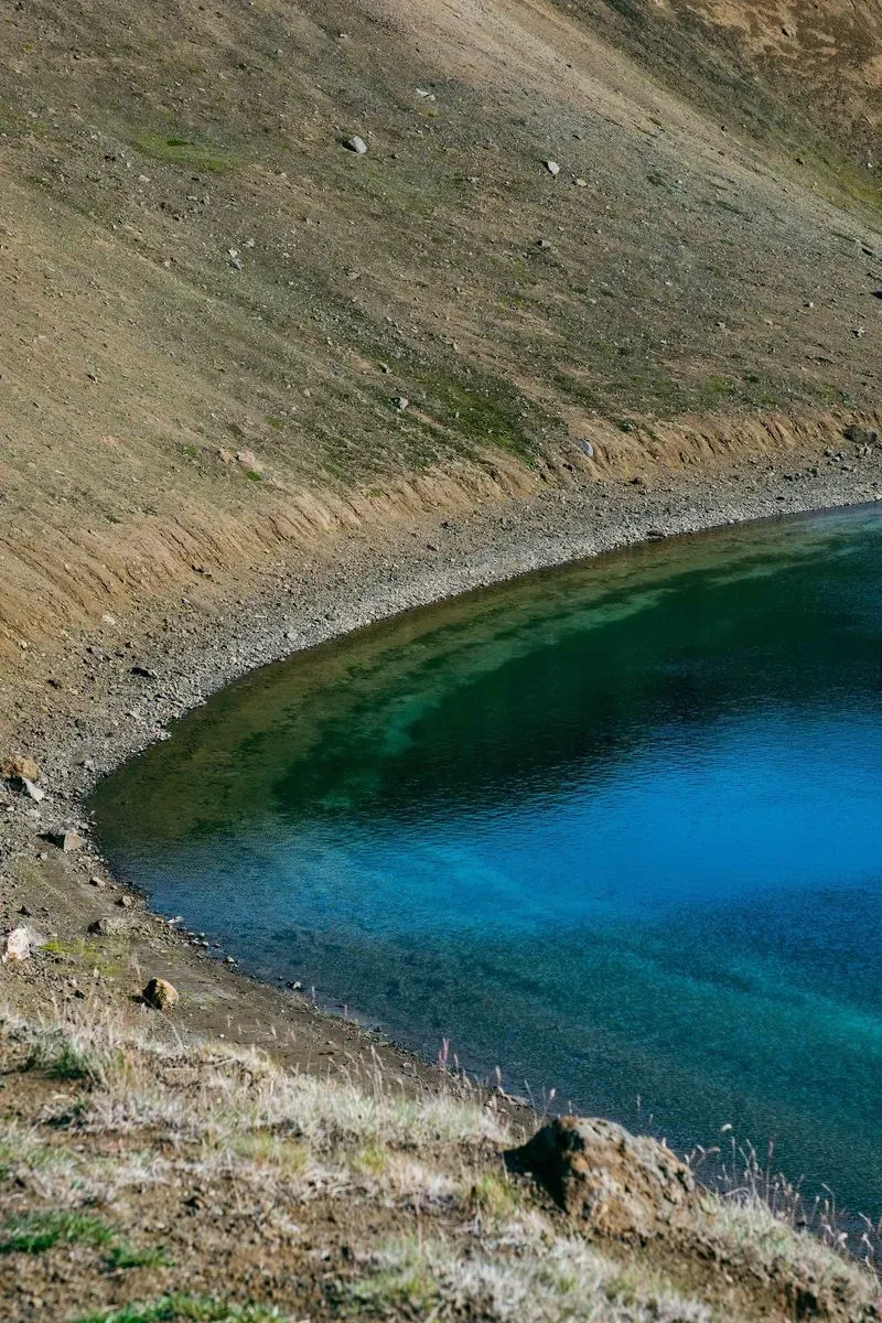 Krafla Viti Lake, Northeast, Iceland · view 2