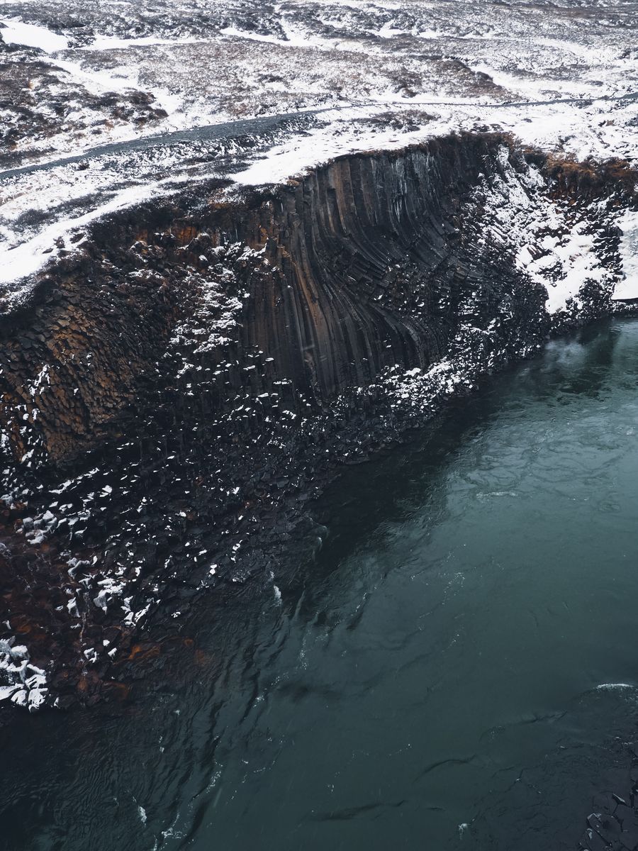 Stuðlagil Canyon in undefined region of undefined