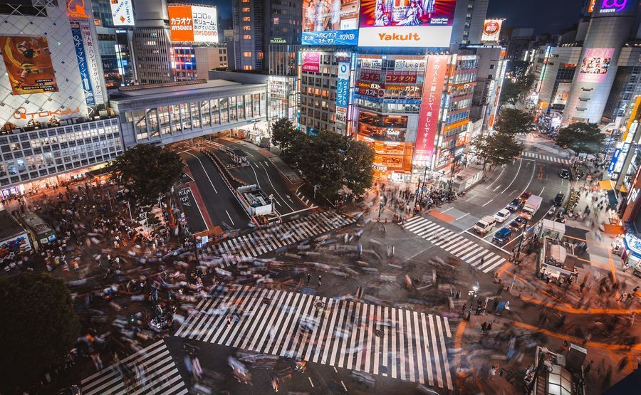 Shibuya Crossing in undefined region of undefined