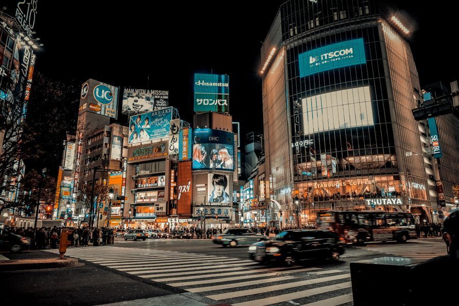 Shibuya Crossing in undefined region of undefined