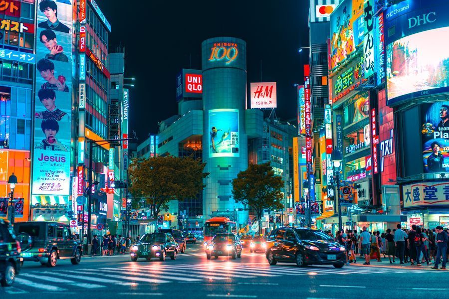 Shibuya Crossing in undefined region of undefined