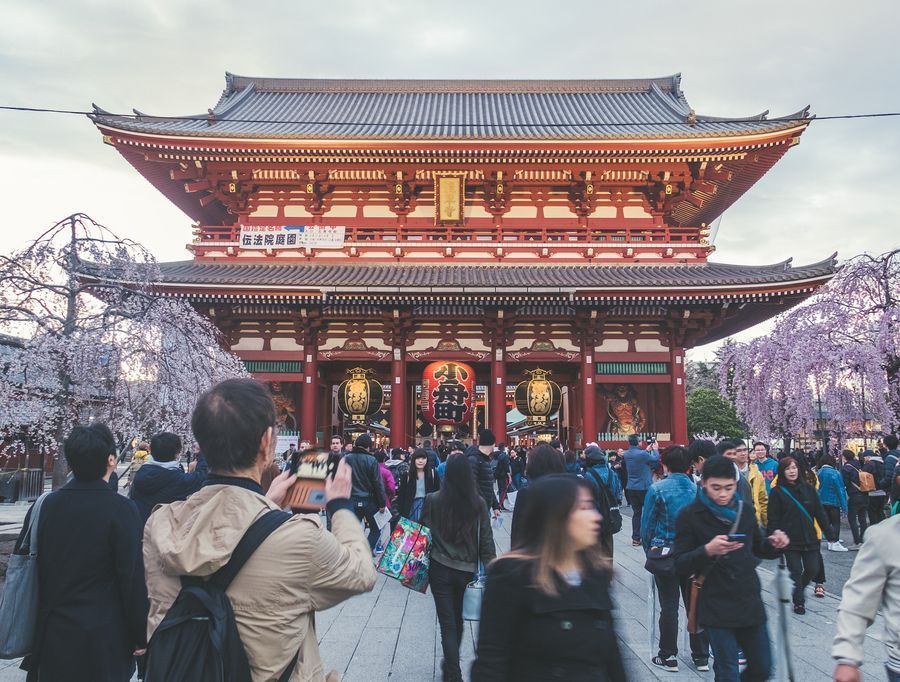 Sensō-ji Temple in undefined region of undefined