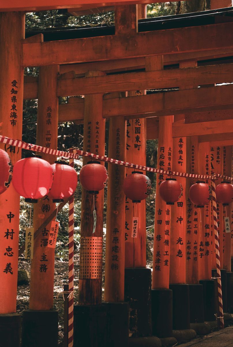 Fushimi Inari Shrine in undefined region of undefined