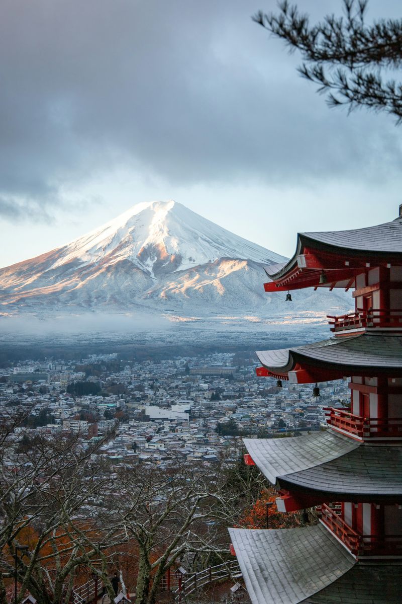 Chureito Pagoda in undefined region of undefined