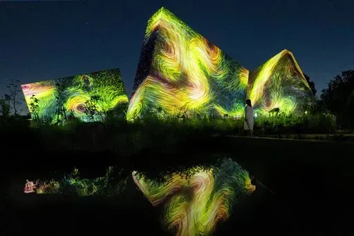 teamLab Botanical Garden in Osaka region of Japan