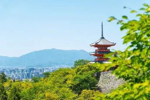 Kiyomizu-Dera Temple in Kyoto region of Japan
