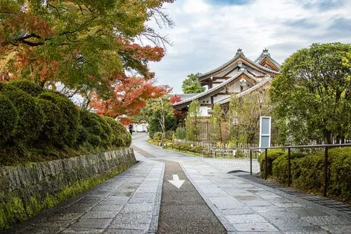 Philosopher’s Path in Kyoto region of Japan