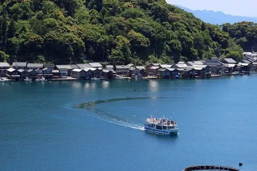 Ine Bay Sightseeing Boat in Ine region of Japan