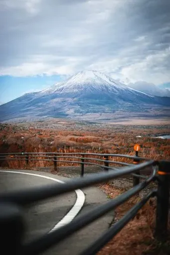 Shakushi Pass in Fuji region of Japan
