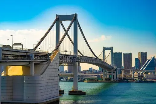 Odaiba Marine Park in Tokyo region of Japan