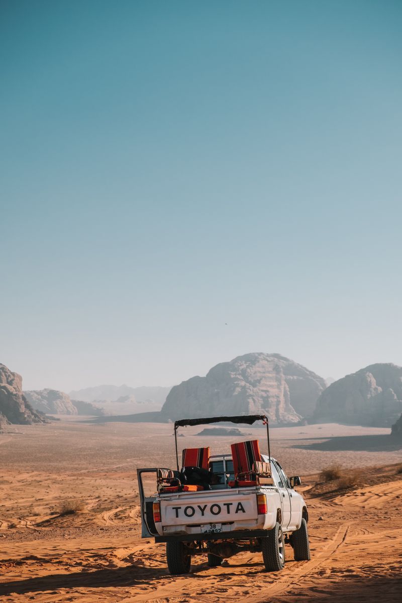 Wadi Rum Desert in undefined region of undefined