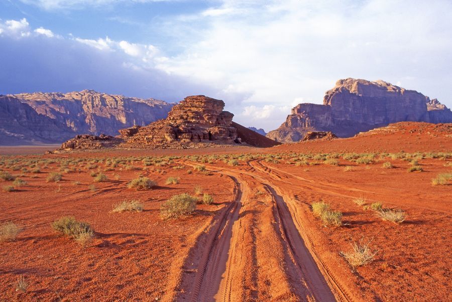 Wadi Rum Desert in undefined region of undefined