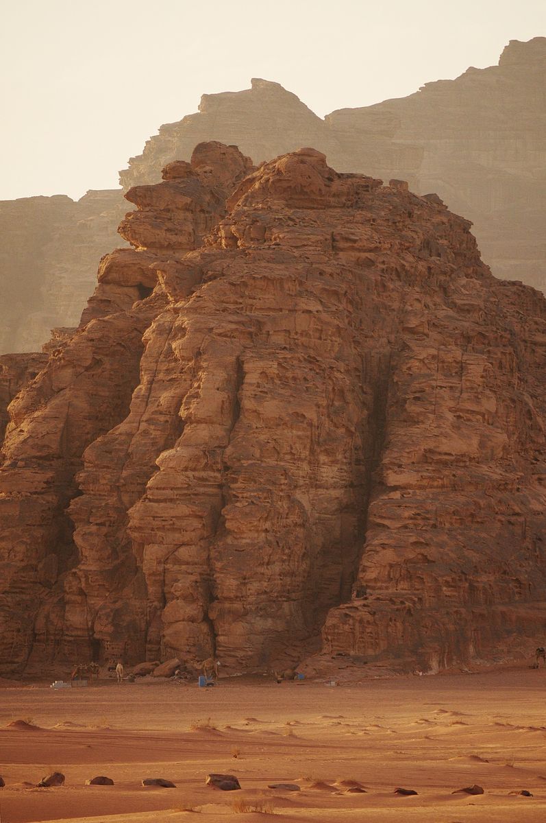 Wadi Rum Desert in undefined region of undefined