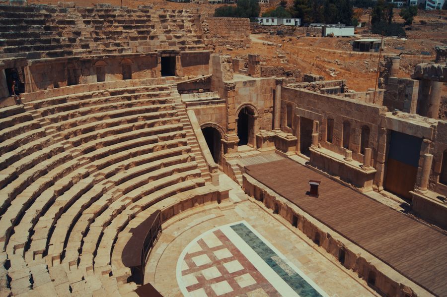 Jerash Ruins in undefined region of undefined