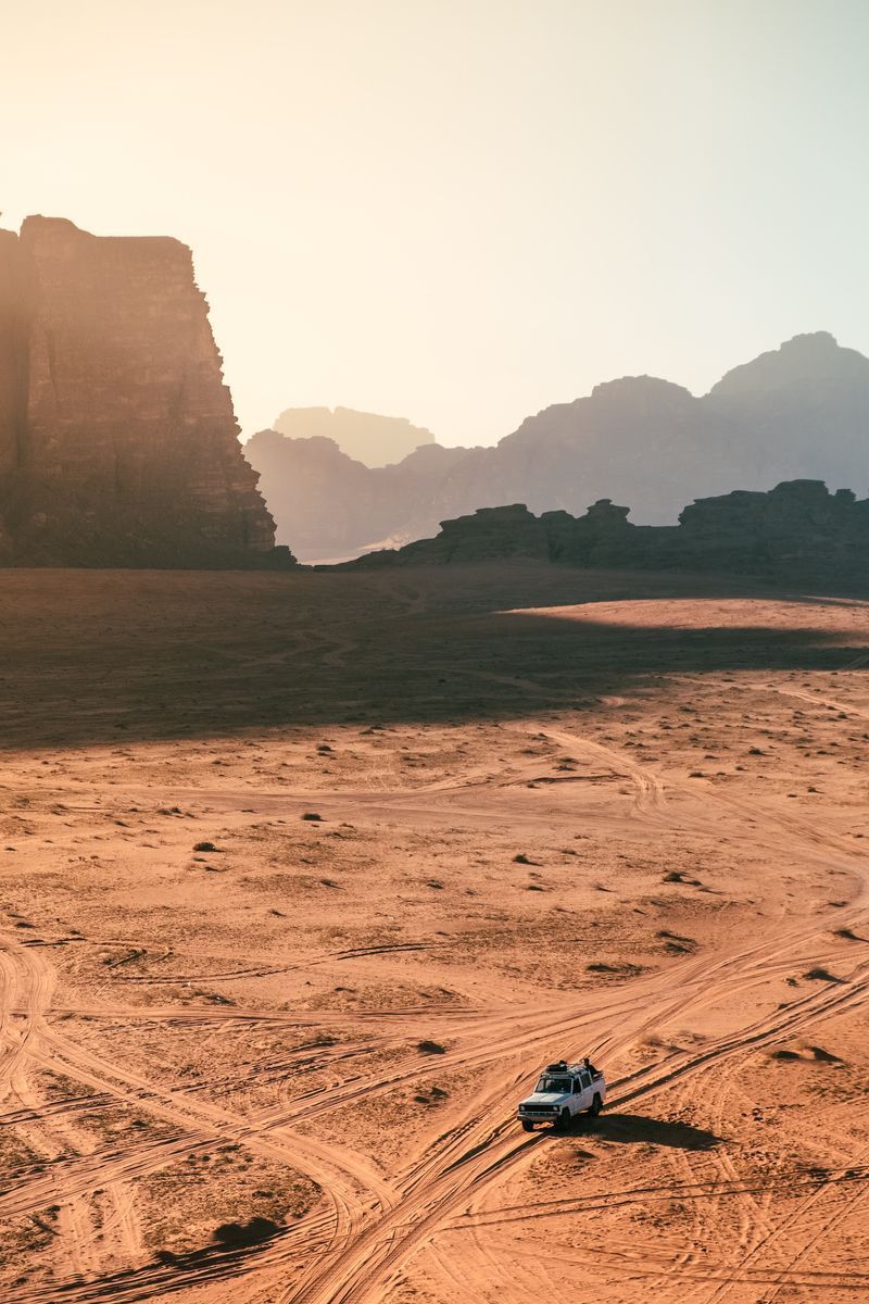 Wadi Rum Desert in undefined region of undefined