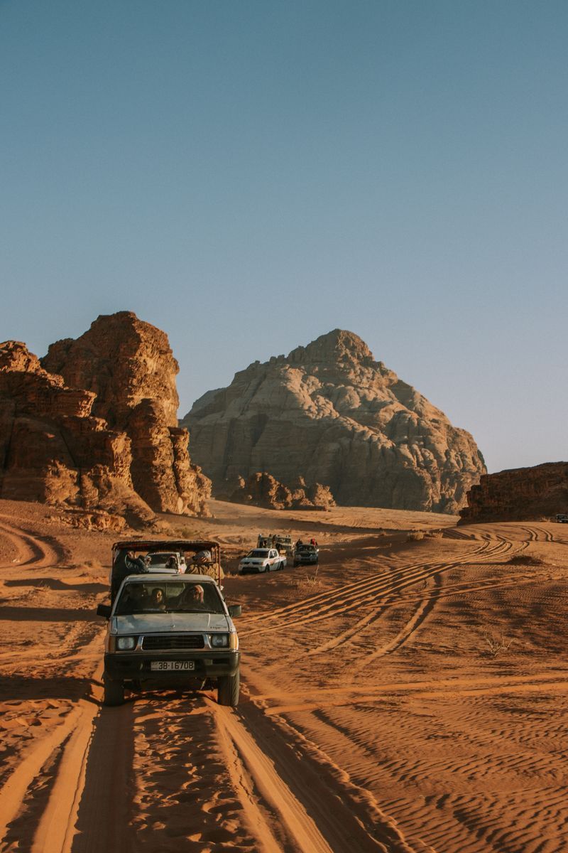 Wadi Rum Desert in undefined region of undefined