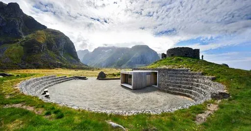 Eggum Panoramic Site in Moskenes region of Lofoten Islands