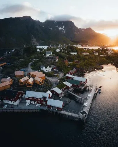 Hattvika Lodge in Moskenes region of Lofoten Islands