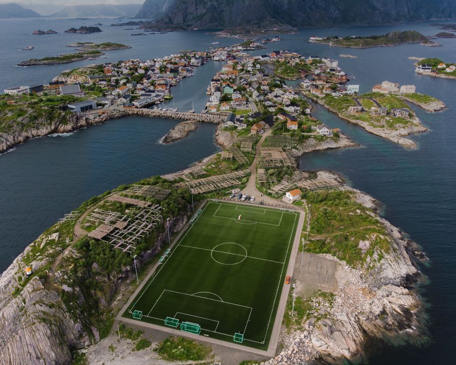 Henningsvær Stadion in undefined region of undefined