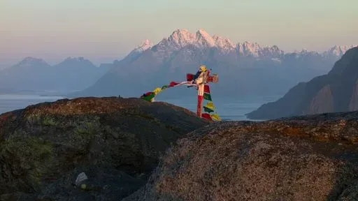 Høgskrova Peak in Svolvær region of Lofoten Islands
