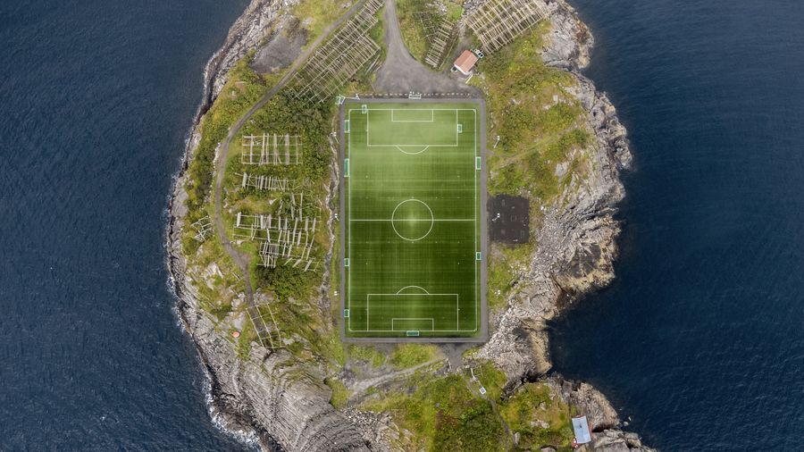 Henningsvær Stadion in undefined region of undefined